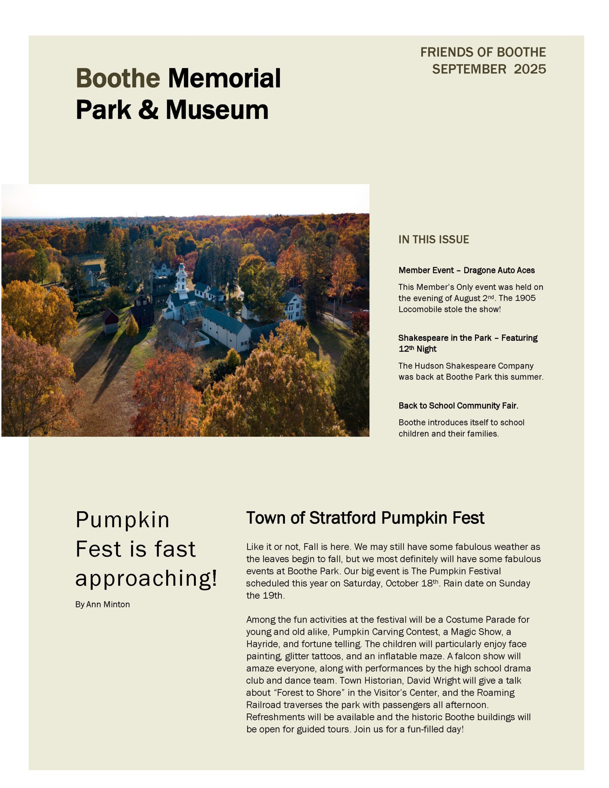 September 2025 Newsletter